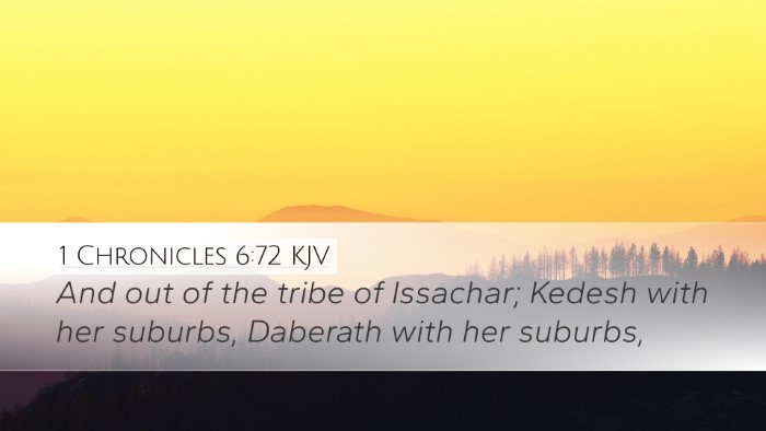1 Chronicles 6:72 KJV Bible Verse Image