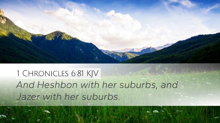 1 Chronicles 6:81 KJV Bible Verse Image