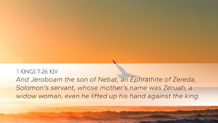 1 Kings 11:26 KJV Bible Verse Image