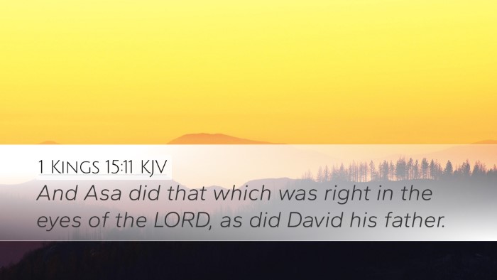 1 Kings 15:11 KJV Bible Verse Image
