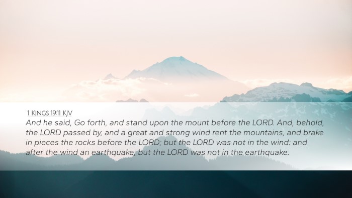 1 Kings 19:11 KJV Bible Verse Image