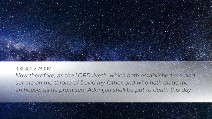 1 Kings 2:24 KJV Bible Verse Image