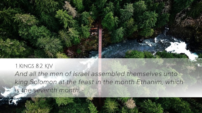 1 Kings 8:2 KJV Bible Verse Image