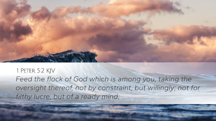 1 Peter 5:2 KJV Bible Verse Image