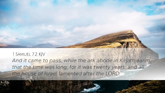 1 Samuel 7:2 KJV Bible Verse Image