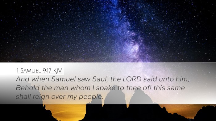 1 Samuel 9:17 KJV Bible Verse Image
