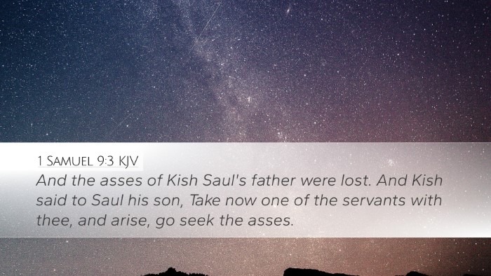 1 Samuel 9:3 KJV Bible Verse Image