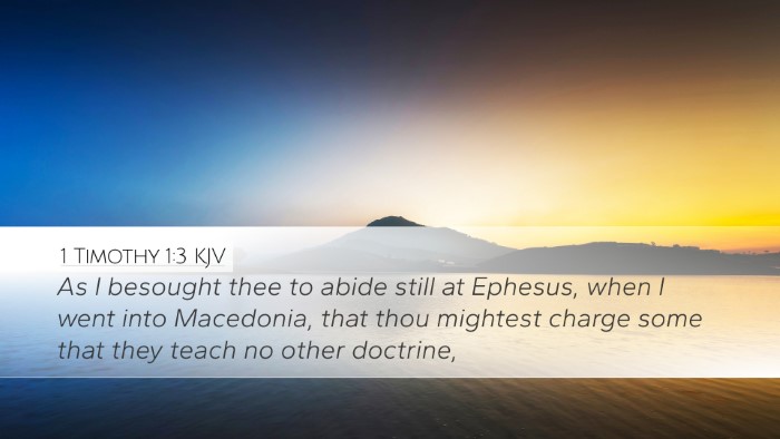 1 Timothy 1:3 KJV Bible Verse Image