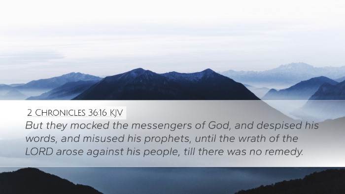 2 Chronicles 36:16 KJV Bible Verse Image