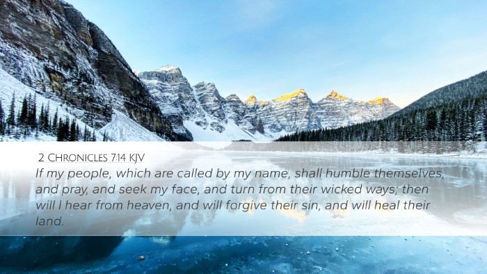 2 Chronicles 7:14 KJV Bible Verse Image