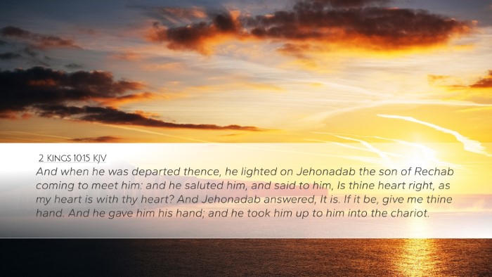 2 Kings 10:15 KJV Bible Verse Image