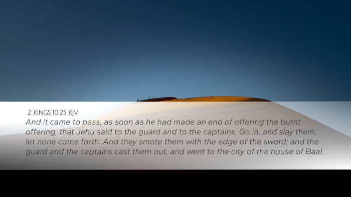 2 Kings 10:25 KJV Bible Verse Image