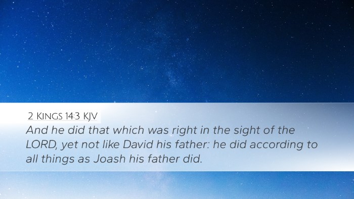 2 Kings 14:3 KJV Bible Verse Image