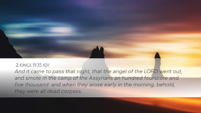 2 Kings 19:35 KJV Bible Verse Image