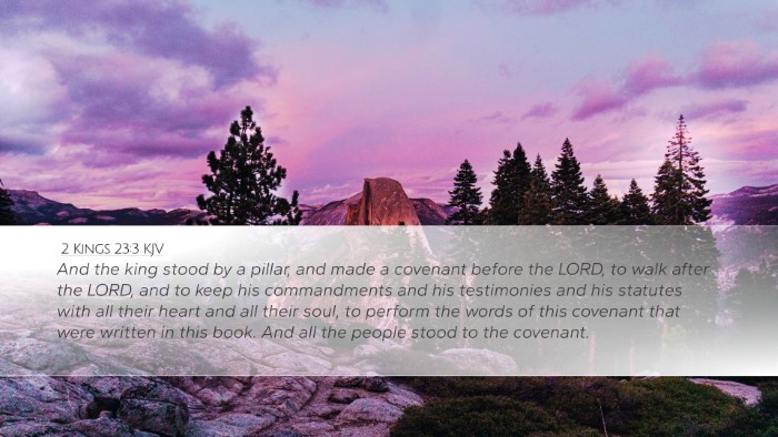 2 Kings 23:3 KJV Bible Verse Image
