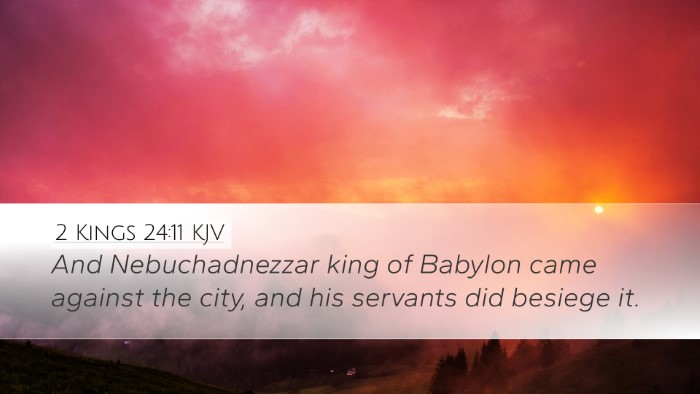 2 Kings 24:11 KJV Bible Verse Image