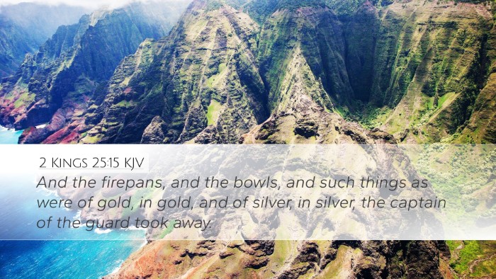 2 Kings 25:15 KJV Bible Verse Image