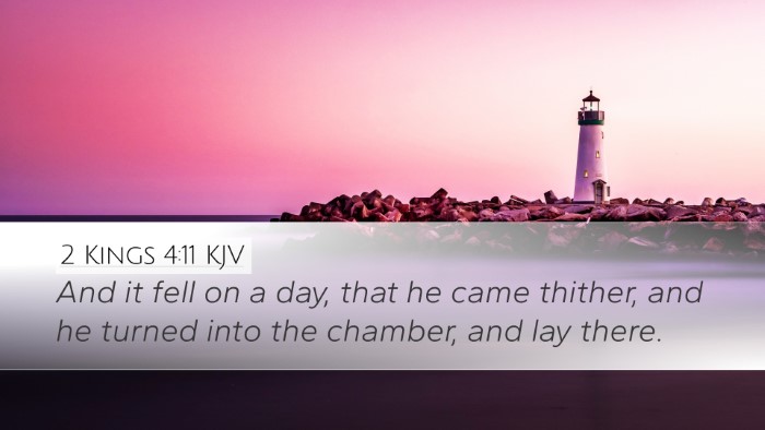 2 Kings 4:11 KJV Bible Verse Image