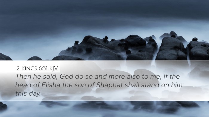 2 Kings 6:31 KJV Bible Verse Image