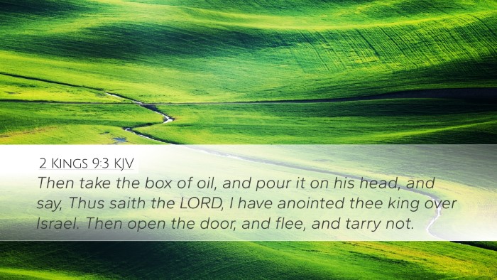 2 Kings 9:3 KJV Bible Verse Image