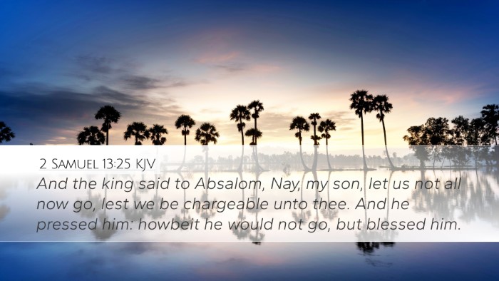 2 Samuel 13:25 KJV Bible Verse Image