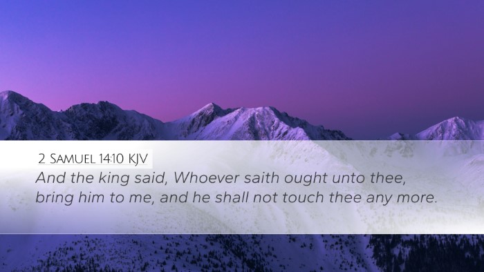 2 Samuel 14:10 KJV Bible Verse Image