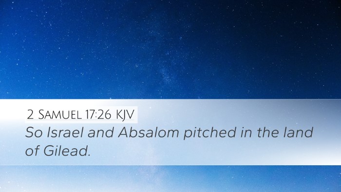 2 Samuel 17:26 KJV Bible Verse Image