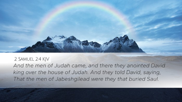 2 Samuel 2:4 KJV Bible Verse Image