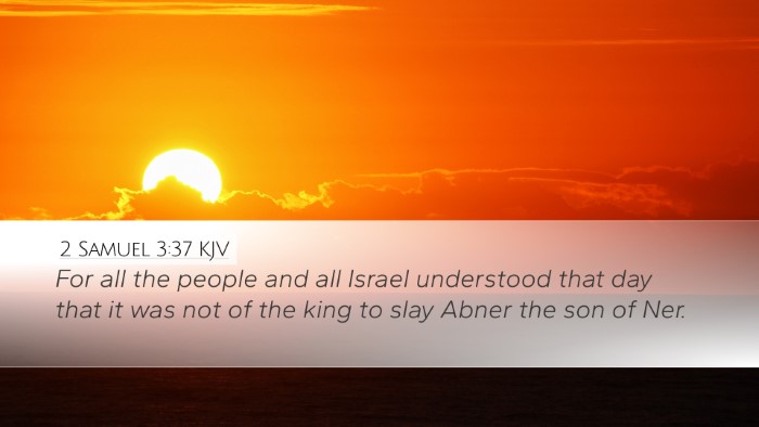 2 Samuel 3:37 KJV Bible Verse Image