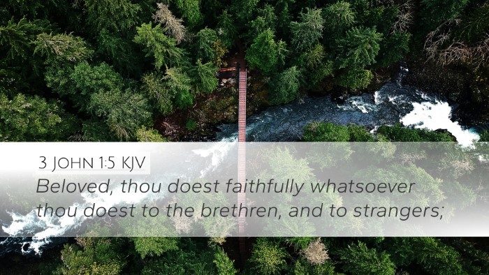 3 John 1:5 KJV Bible Verse Image