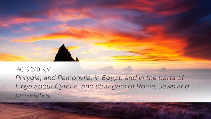 Acts 2:10 KJV Bible Verse Image