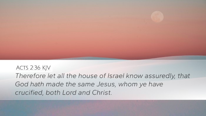 Acts 2:36 KJV Bible Verse Image