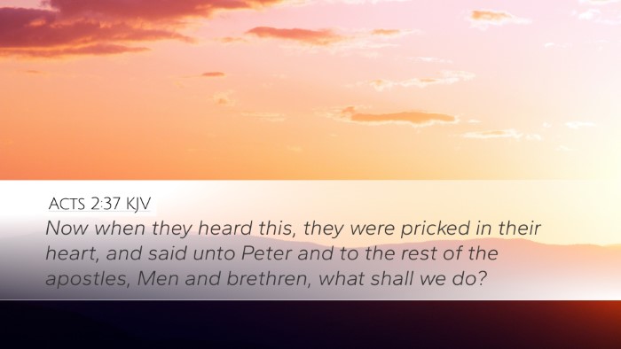 Acts 2:37 KJV Bible Verse Image