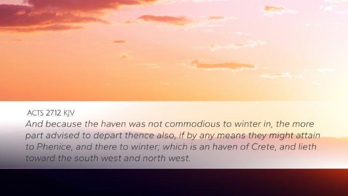 Acts 27:12 KJV Bible Verse Image