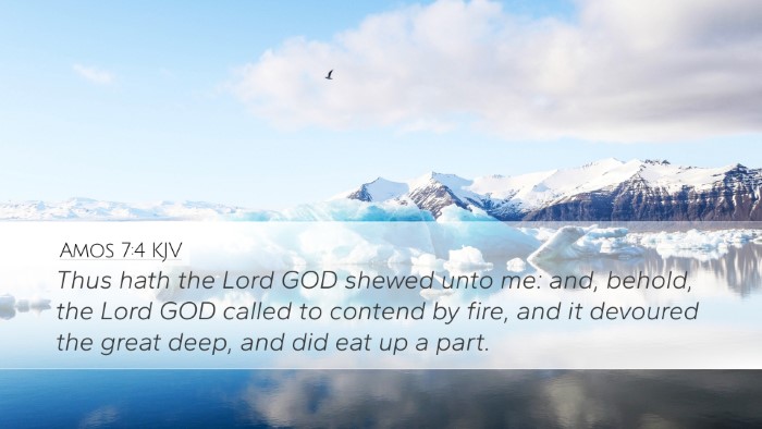 Amos 7:4 KJV Bible Verse Image
