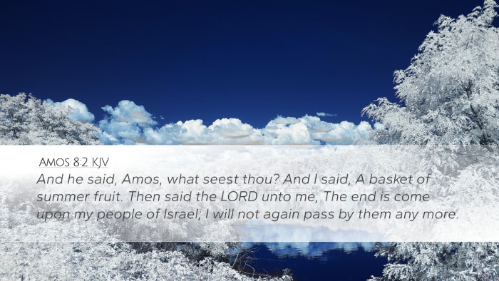 Amos 8:2 KJV Bible Verse Image