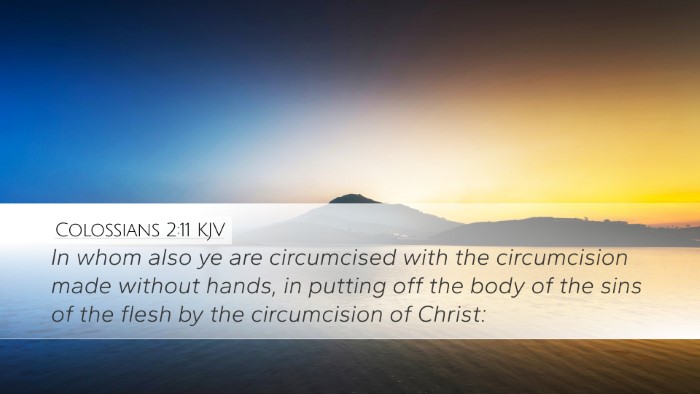 Colossians 2:11 KJV Bible Verse Image