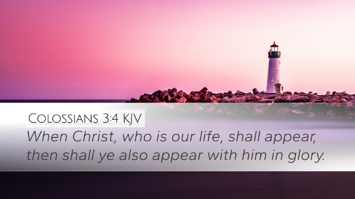 Colossians 3:4 KJV Bible Verse Image