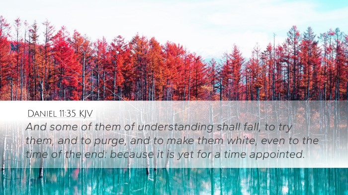 Daniel 11:35 KJV Bible Verse Image