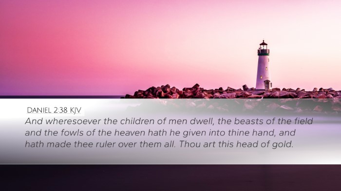 Daniel 2:38 KJV Bible Verse Image