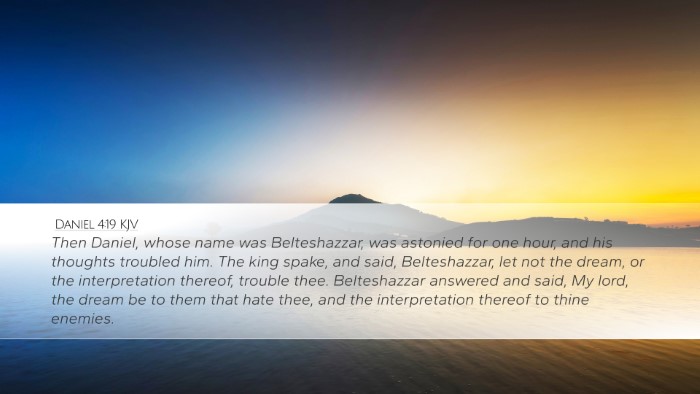Daniel 4:19 KJV Bible Verse Image