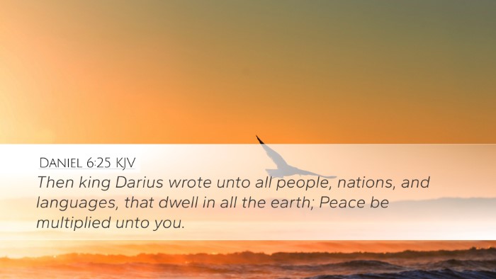 Daniel 6:25 KJV Bible Verse Image