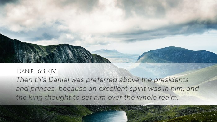 Daniel 6:3 KJV Bible Verse Image