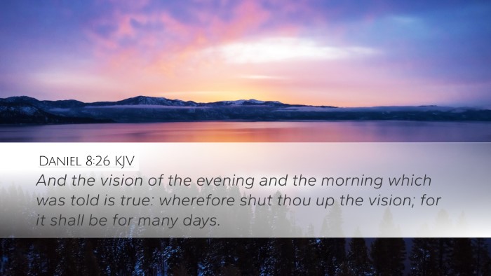Daniel 8:26 KJV Bible Verse Image