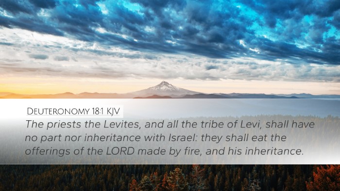 Deuteronomy 18:1 KJV Bible Verse Image