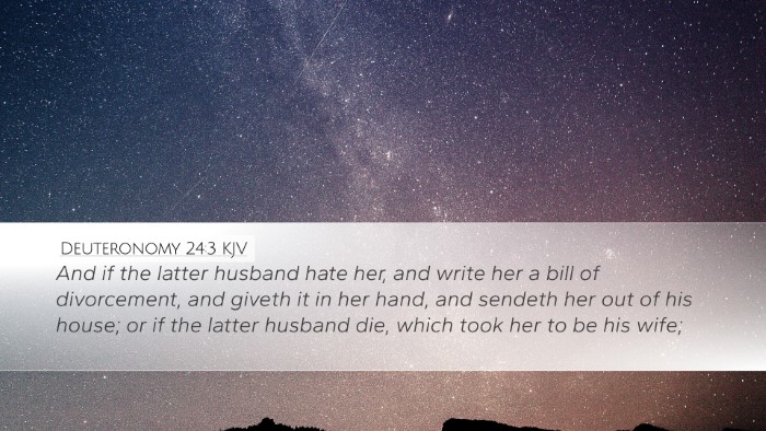 Deuteronomy 24:3 KJV Bible Verse Image