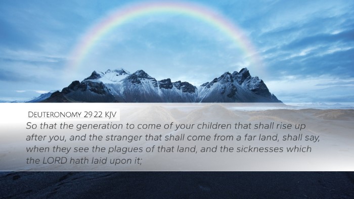 Deuteronomy 29:22 KJV Bible Verse Image