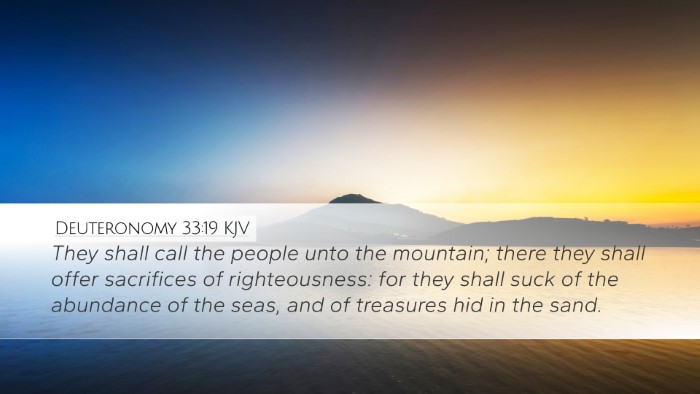 Deuteronomy 33:19 KJV Desktop Wallpaper - They shall call the people unto the mountain; - Desktop Bible Verse Wallpaper
