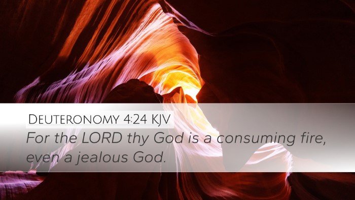 Deuteronomy 4:24 KJV Bible Verse Image