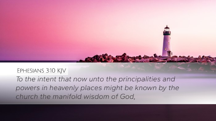 Ephesians 3:10 KJV Bible Verse Image